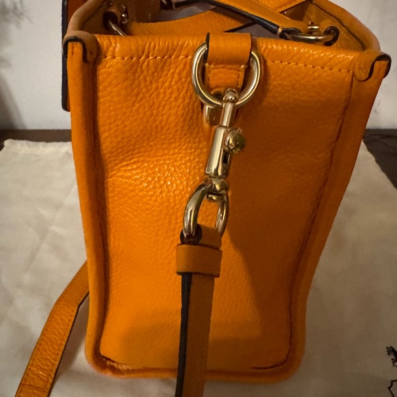Coach Dempsey Carryall in Sunbeam Orange Pebble Leather main image 3